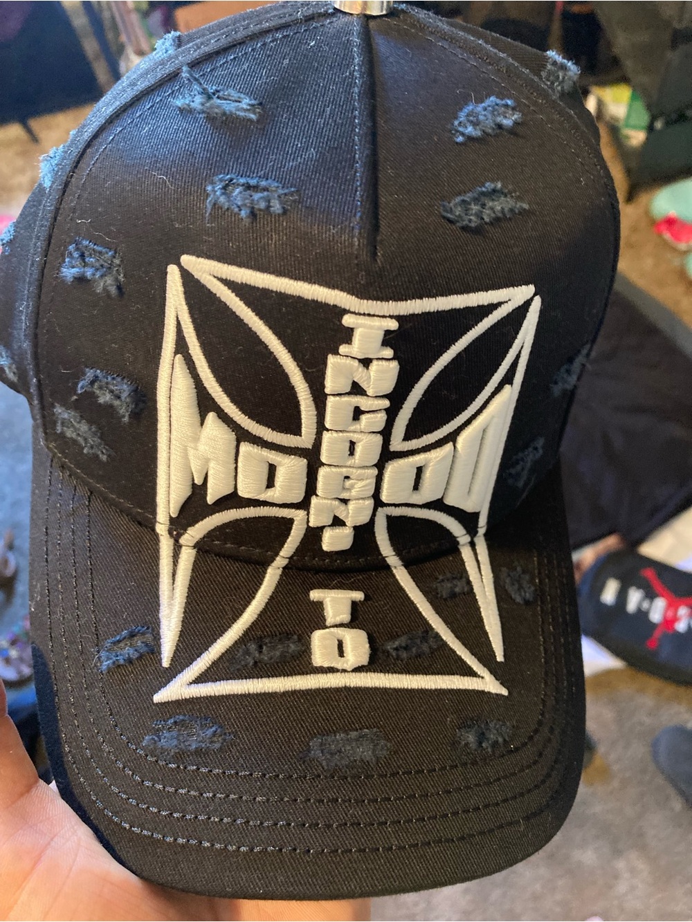 Incognito mood denim Snap back hat